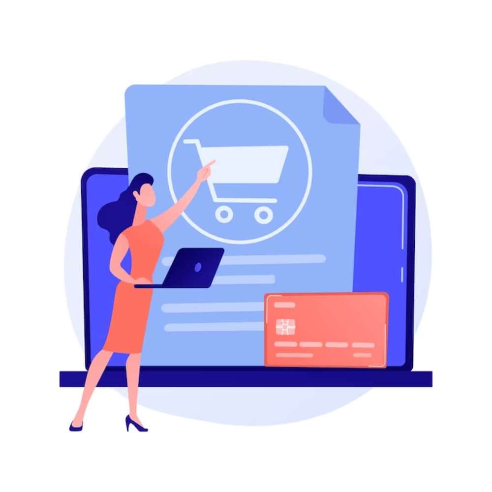 Página Checkout: dicas para melhorar a conclusão de compra mulher indo pagar - Página Checkout: dicas para melhorar a conclusão de compra