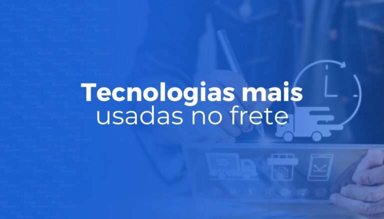 Tecnologias mais usadas no Frete