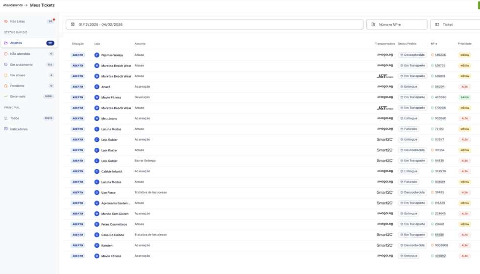 Central de Atendimento FB - Frete Barato vs Frenet: comparativo completo 2026