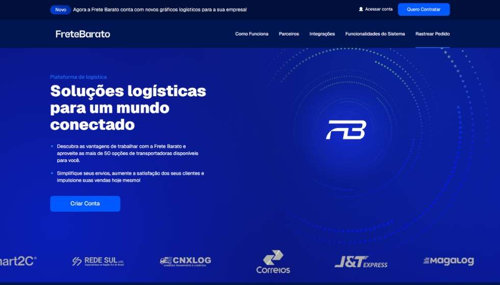 Ranking Frete Barato - Melhor TMS para e-commerce brasileiro em 2026: ranking e comparativo