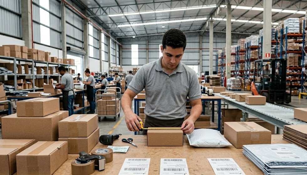 Caixas de papelão
