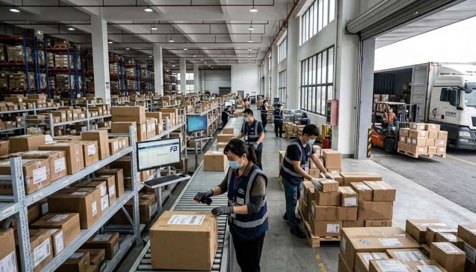 Coleta internacional no fornecedor