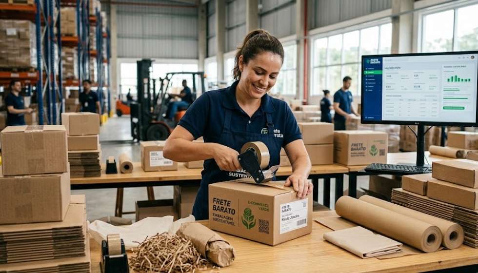 Embalagens sustentáveis no e-commerce