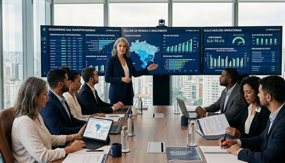 Gestão logística estratégica acima de 2.000 pedidos