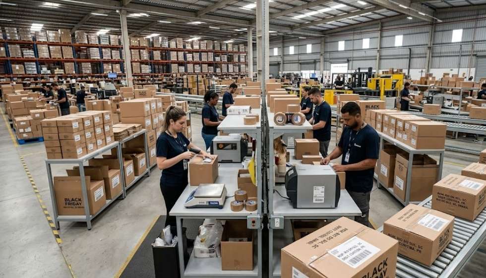 Infraestrutura de despacho dimensionada para o pico