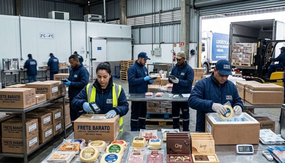 Logística de alimentos refrigerados no e-commerce