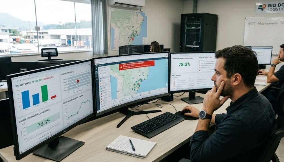Monitoramento em tempo real com alertas proativos
