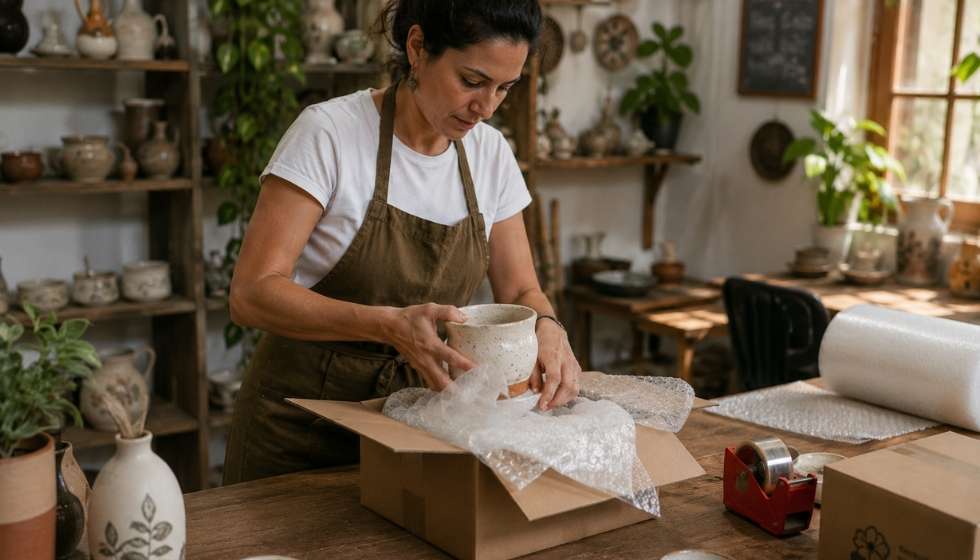 Produtos únicos e frágeis