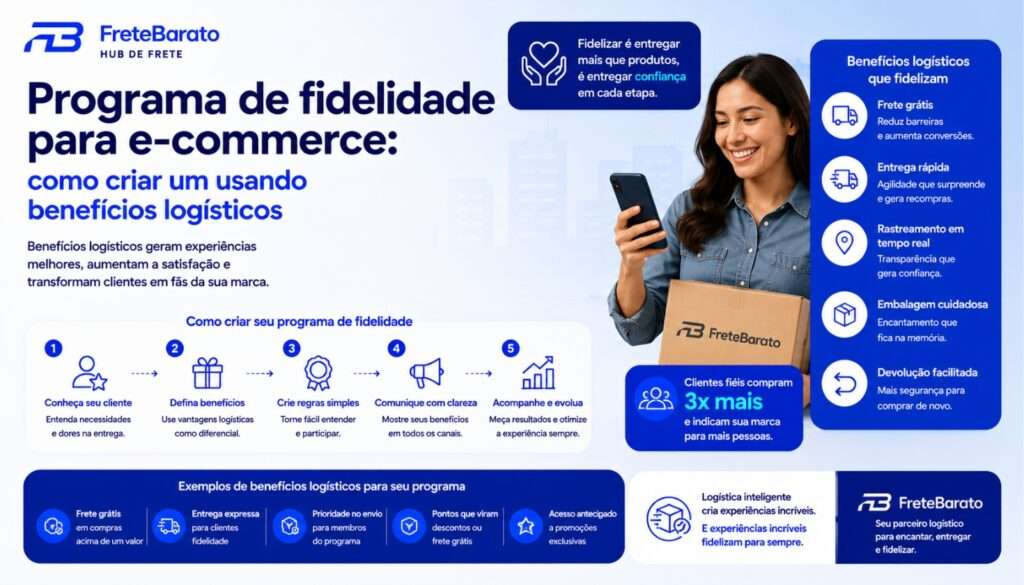 Programa de fidelidade para e-commerce: como criar um usando benefícios logísticos