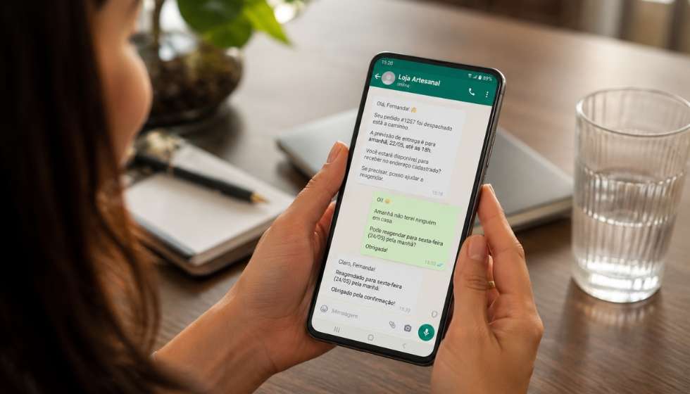 Reagendamento de entregas via WhatsApp