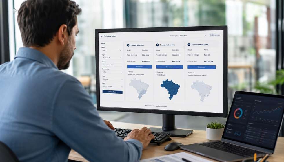 TENHA AO MENOS DUAS TRANSPORTADORAS ATIVAS