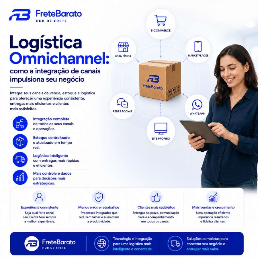 Logística Omnichannel: como a integração de canais impulsiona seu negócio